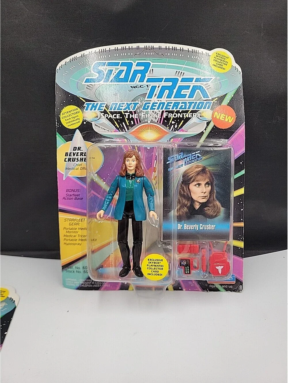 Star Trek The Next Generation Vintage Playmates Action Figure Lot of 6 NIP